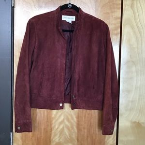 Jones New York suede leather jacket